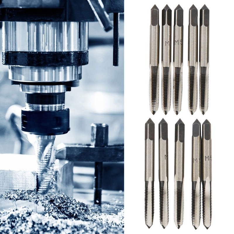 Screw Thread Tap Drill Manual Straight Flute Carbon Steel Industrial