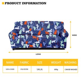 GLENLCWE Native Indian Aztec Antique Print Sofa Cover Stretch Tribal Style Sofa Slipcover Home Decor Breathable Durable Sofa Couch for 1 Seater