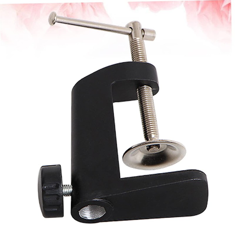 Gadpiparty 1PC Sturdy Metal Table Clip Thickened Round Buckle Desktop