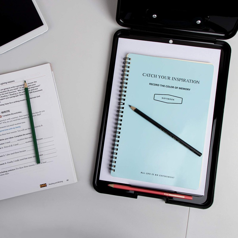 Pechor Clipboard A4, Clip Board Plastic with Storage, Nursing Clipboards