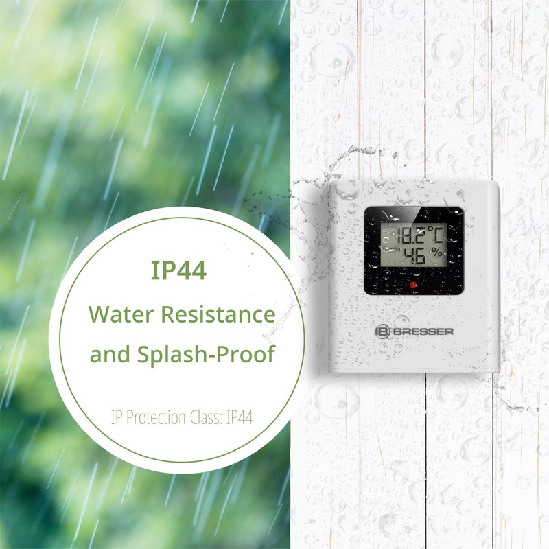 Bresser Colour weather station with 3 outdoor sensors, weather forecast,