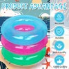 3 Pcs Inflatable Pool Floats for Adults, Swimming Rings Swim
