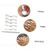 LIFKOME 1 Set Folding Picnic Tableware Portable Stainless Steel Cutlery