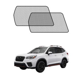 Car Window Shades for Subaru Forester(2019-2024), 2-Pack Rear Window Sun Shades for Baby – Breathable Mesh, UV & Heat Blocker, Privacy Protection for Camping, Travel, Sleep & Nursing