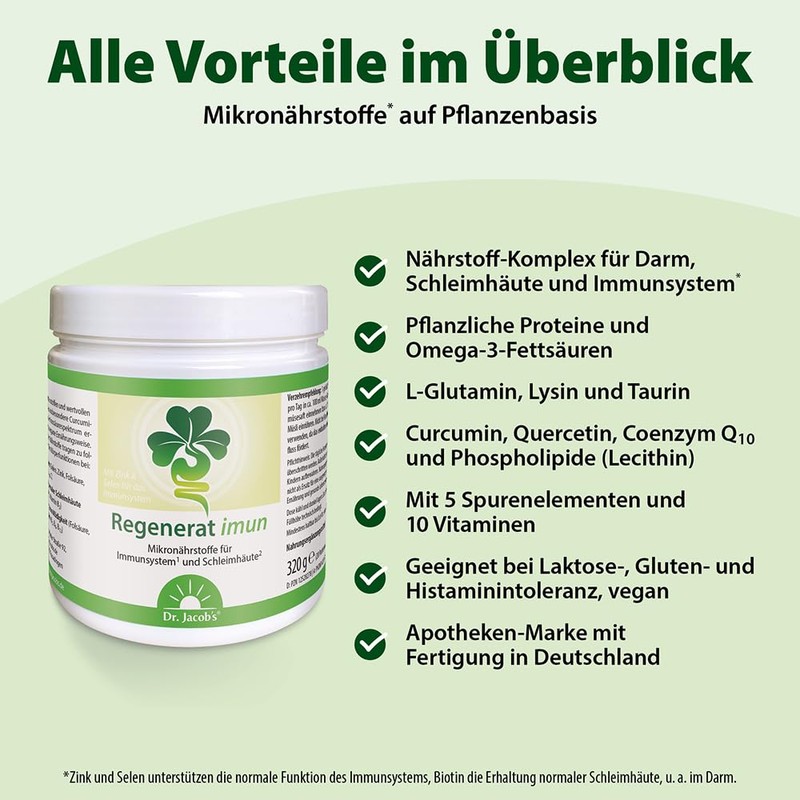 Dr. Jacob's imun I Regenerate for Immune System¹ and Mucous