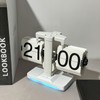 Retro Flip Down Clock Innovative Light Luxury Simple Design Flip
