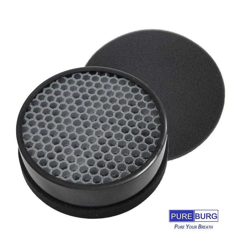 PUREBURG Replacement Filter Set Compatible with hOmeLabs HME020248N Air Purifier,2-Pack