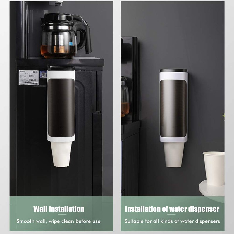 HUSHUI Cup Dispenser, Paper Cup Holder for Water Dispenser, Wall