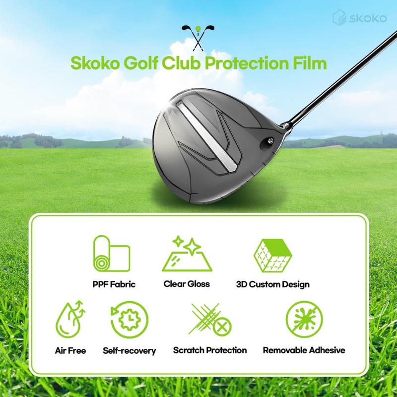 skoko 2 Pack Full Body Protective Film for Titleist GT2