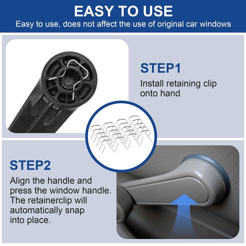 Gulfmew 1 Pcs 76951 Window Handle Removal Tool, 20 Pcs