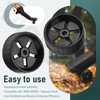 50026858 Trivac Leaf Collection Bag W/Replacement Wheel Assembly Compatible with