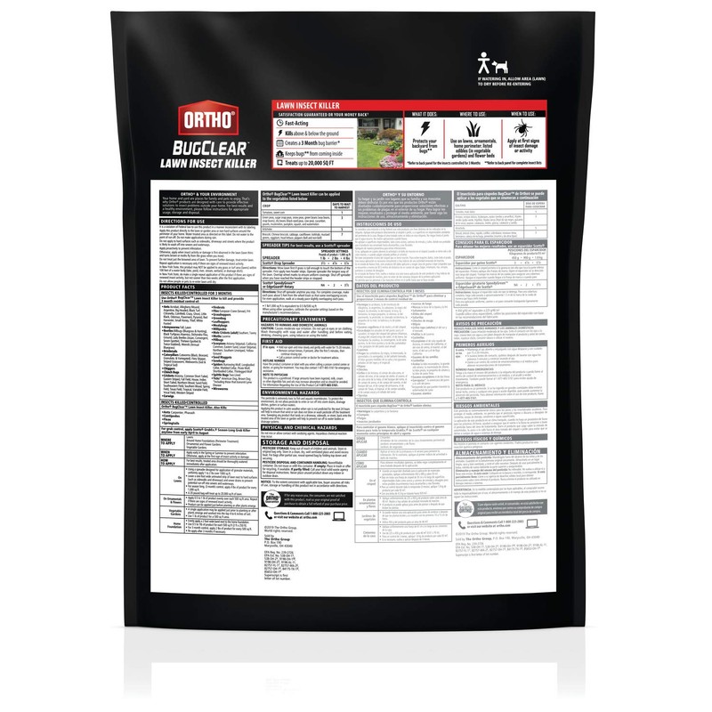 Ortho BugClear Lawn Insect Killer - Kills Ants, Ticks, Armyworms,