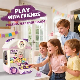 Large Claw Machine for Kids Unicorns, Vending Machine Toys for Girls 5 6 7 8 Year Old, Candy and Prize Electronic Dispenser Game Ages 5-7 6-8, Christmas Birthday Gift for 3 4 5 6 Year Old