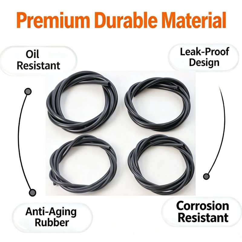 WGWXRSY Fuel Line Primer Bulb Kit with Fuel Filter for