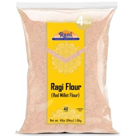 Rani Raggi Flour (Finger Millet) 4 Pound, 4lbs (64oz) Bulk