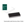 Acrylic Sign Holder,Table Card Multi-Page Flip Display 6 Pages-12 Sides,T