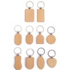 KGDUYC Wooden Key Fob – Pack of 10 Wooden Keychain