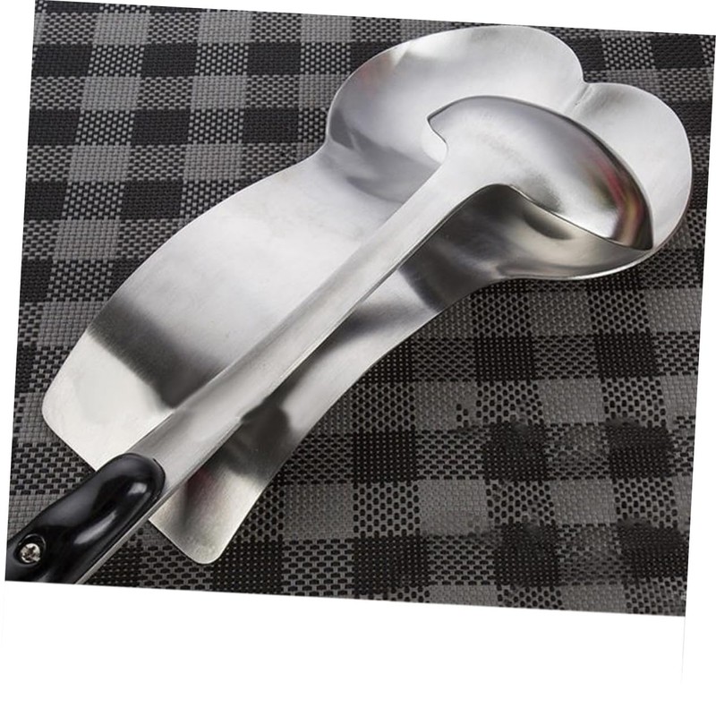 Reposa Cucharas Doble Acero Inoxidable Base Gruesa Cucharas Sopa Espátulas