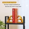 Polpcygne Taylor Gold Heart Hands Book Ends Sculpture Aesthetic bookends