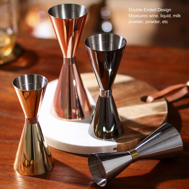 Cóctel Jigger Copa Medidora de Barra de Acero Inoxidable 304