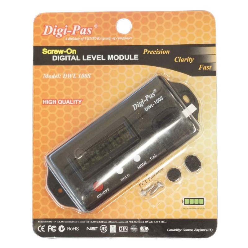 Digi-Pas Mini Digital Level MODULE - DWL-100S 0.1 degree, Angle