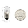 RuiLing 10-Pack E10 Mini Light Bulbs Screw Base Indicator Light