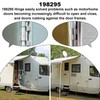 Trailer Rv Door Hinges Replacement Parts 198295 Hinge Assembly (White)