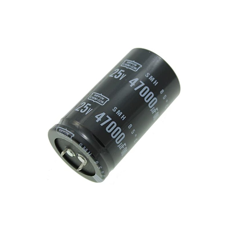 Elko Capacitor Radial 47000µF 25V | Snap-in Electrolytic Capacitor up