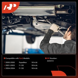 A-Premium Left Catalytic Converter Kit Direct-Fit Compatible with Ford F-150 F150 2001-2003, F-150 Heritage 2004, Expedition 2000, 4.6L, RWD, E.P.A. Compliant