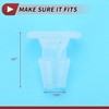 HEROFFIX 4 Pcs Aquarium Plastic Hose Barb Fitting 7/32" Barb