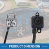 HOPESPANNER Rear View Camera for Dodge Dart 2013 2014 2015