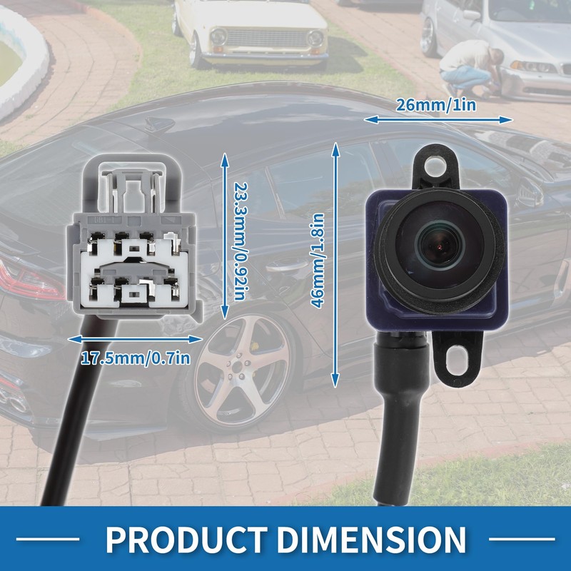 HOPESPANNER Rear View Camera for Dodge Dart 2013 2014 2015
