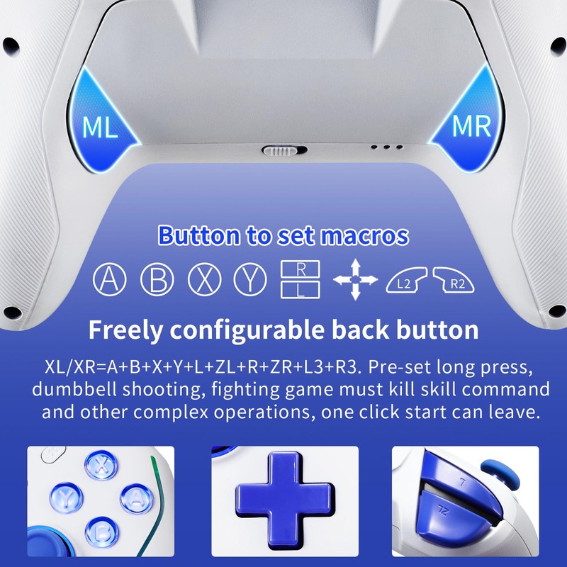 NBCP Controller for Switch, Wireless Pro Controller for Switch Lite,