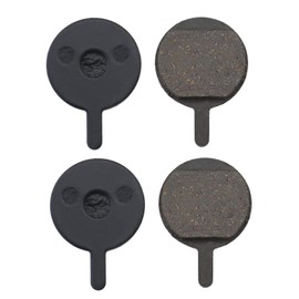 Be In Your Mind 2 Pairs Semi-Metallic Bicycle Disc Brake Pads Made of Resin 4 mm Thickness with Springs and Safety Clips Compatible with Promax DC400 DC610 DC610J