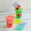 LEC Polypropylene Anpanman Straw Cup with Lid S (180ml) 4-Piece