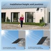 Hiseeu Solar Wireless Security Camera, 2.4G WiFi, Full HD Night