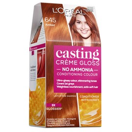 L'Oreal Casting Creme Gloss Semi-Permanent Hair Colour 645 Amber