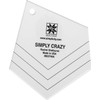 Simplicity EZ Quilting Simply Crazy Template,White,14.48 x 13.72 x 0.25