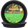TITE Plant Saucer 14 inch,Heavy Large Planter Durable Thicker Plastic