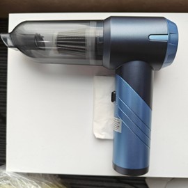 Saker Mini Car Vacuum Cleaner High Power 17000PA 3 in 1 Handheld Vacuum Cordless with Brushless Motor for Inflation,Dust Blowing,Pet Hair Cleaning HL132 Blue