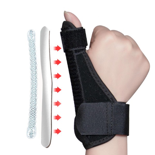 SONGQEE Removable Thumb Support Brace Thumb Spica Splint, Thumb Stabilizer