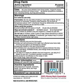 Leader LEADER Athlete's Foot Powder Spray, Cools& Soothes Feet, Talc-Free, 4.6 oz, Compare to Lotrimin AF