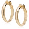 Anne Klein Classics Gold-Tone Wide Hoop Clip-On Earrings
