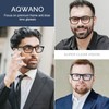 AQWANO 3 Pack Reading Glasses Men 2.5 Computer Blue Light