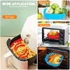 Boribim 2 PCS Reusable Silicone Air Fryer Liners - 8