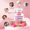 2 Pack Calcium Citrate Gummies 1000mg w/Vitamin D3, High Absorption