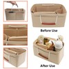 Heavyoff Bag Organiser, Handbag, Felt Bag Organiser with Removable Zip