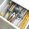 Blosssound 15 Pcs 5.12 Tall Drawer Divider Adjustable Drawer Organizer