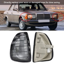 aqxreight Front Indicator Turn Signal Corner Lamp Replacement Compatible with W123 1976-1985 Models for Enhanced Driving Safety