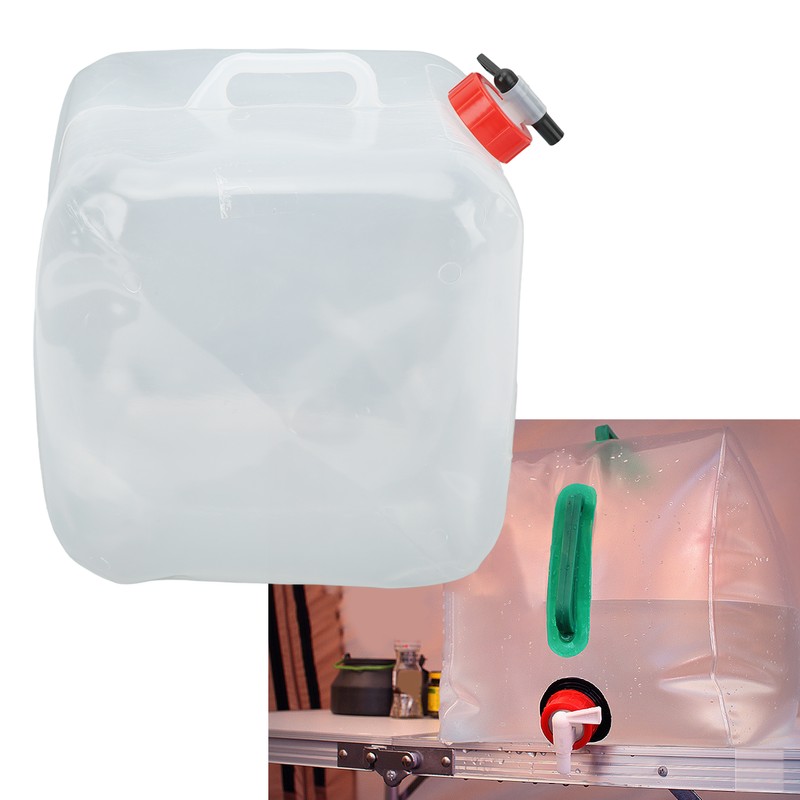 Collapsible Water Canister Portable Plastic Foldable Drinking Water Container with